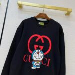 Gucci Women Doraemon x Gucci Cotton Sweatshirt Crewneck Oversized Fit-Black – Bild 5