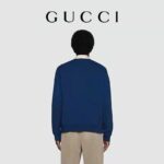 Gucci Men Doraemon x Gucci Cotton Sweatshirt Crewneck Oversized Fit-Navy – Bild 12