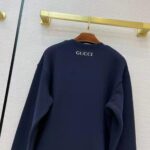 Gucci Men Doraemon x Gucci Cotton Sweatshirt Crewneck Oversized Fit-Navy – Bild 8