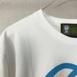 Gucci Men Doraemon x Gucci Oversize T-Shirt Ivory Cotton Jersey Crewneck-Blue - Image 10