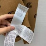 Gucci Men Double G Jacquard Wool V-Neck Sweater Camel and Brown - immagine 11