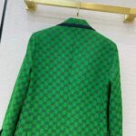 Gucci Men GG Canvas Jacket Green and Blue Organic GG Canvas Cotton - immagine 7