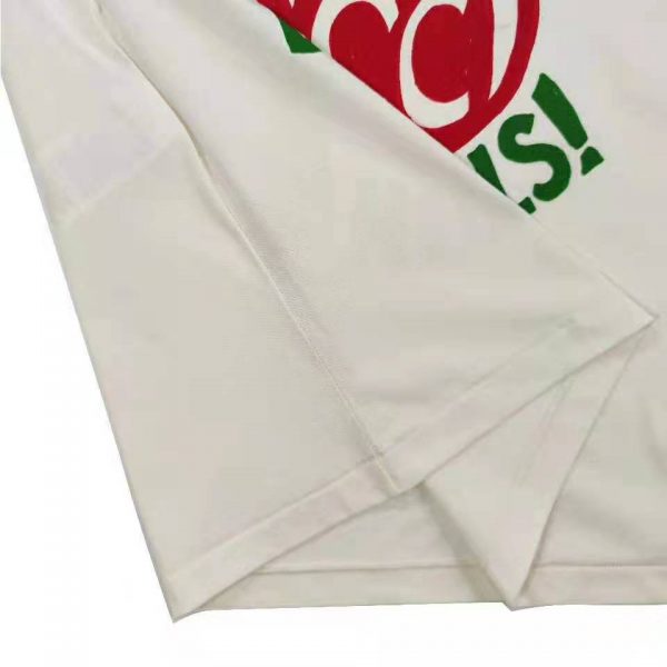 Gucci Men Gucci Beverly Hills Cherry Print T-Shirt Cotton Jersey Crewneck Short Sleeves (1)
