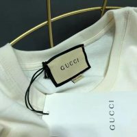 Gucci Men Gucci Prodige D’Amour Print T-shirt Cotton Crewneck Oversize Fit