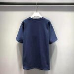 Gucci Men Interlocking G Stripe Print T-Shirt Cotton Jersey Crewneck Oversize Fit-Navy - Imagen 3