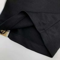 Gucci Men Technical Jersey Shorts Interlocking G Stripe-Black