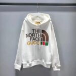 Gucci Men The North Face x Gucci Cotton Sweatshirt Crewneck Long Sleeves-White – Bild 2