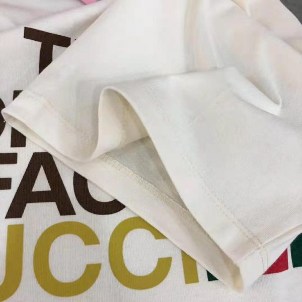 Gucci Men The North Face x Gucci Cotton T-Shirt Crewneck Jersey Oversize Fit (15)