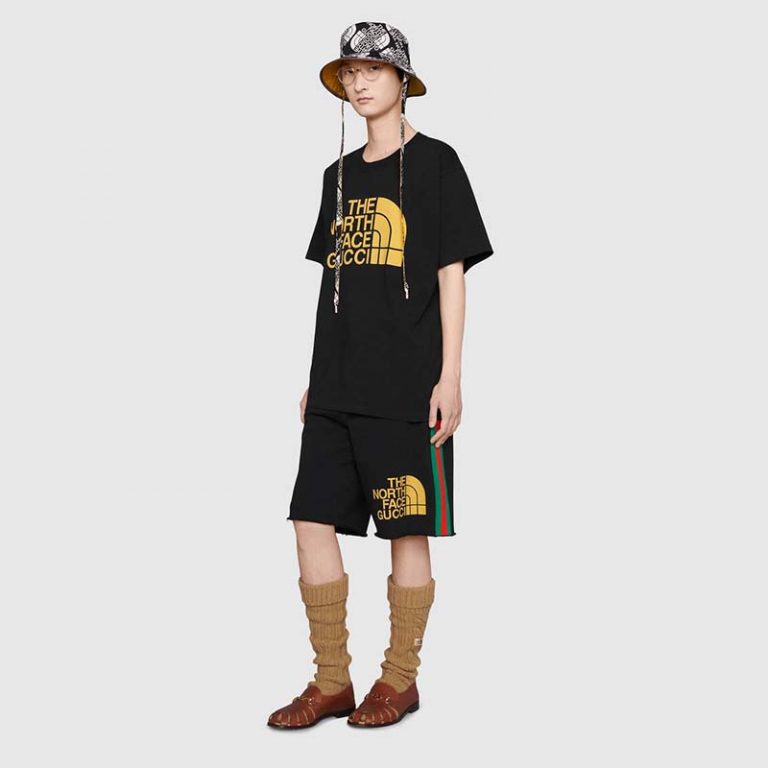 north face gucci shorts