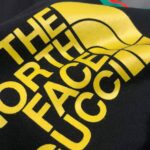 Gucci Men The North Face x Gucci Web Print Cotton Shorts Green Red Web-Black – Bild 4