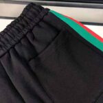 Gucci Men The North Face x Gucci Web Print Cotton Shorts Green Red Web-Black – Bild 5