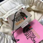 Gucci Men The North Face x Gucci Web Print Cotton Shorts Green Red Web-White - Bild 9