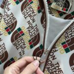 Gucci Men The North Face x Gucci Web Print Technical Jersey Jacket Polyester Cotton - Imagen 9