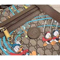 Gucci Unisex Disney x Gucci Donald Duck Messenger Bag Beige GG Supreme Canvas