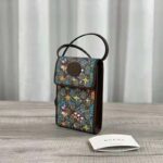 Gucci Unisex Disney x Gucci Donald Duck Mini Bag Leather Interlocking G - Image 4