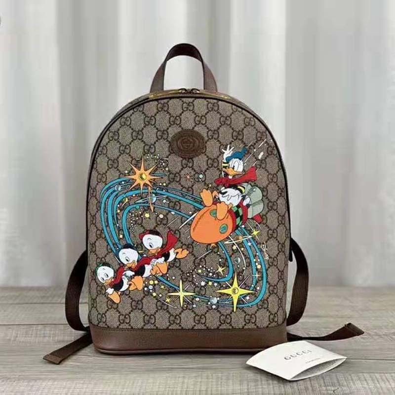 gucci disney backpack donald duck