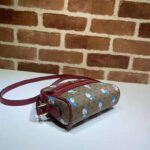 Gucci Unisex Doraemon x Gucci Mini Bag Beige/Ebony Mini GG Supreme Canvas - Image 4