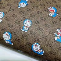 Gucci Unisex Doraemon x Gucci Mini Bag Beige/Ebony Mini GG Supreme Canvas