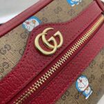 Gucci Unisex Doraemon x Gucci Mini Bag Beige/Ebony Mini GG Supreme Canvas - Image 8