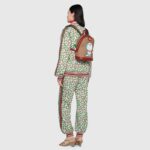 Gucci Unisex Doraemon x Gucci Small Backpack Beige/Ebony Mini GG Supreme Canvas - Image 12