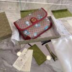 Gucci Unisex Doraemon x Gucci Small Belt Bag Beige Ebony Mini GG Supreme Canvas - Image 2