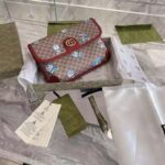 Gucci Unisex Doraemon x Gucci Small Belt Bag Beige Ebony Mini GG Supreme Canvas - Image 3