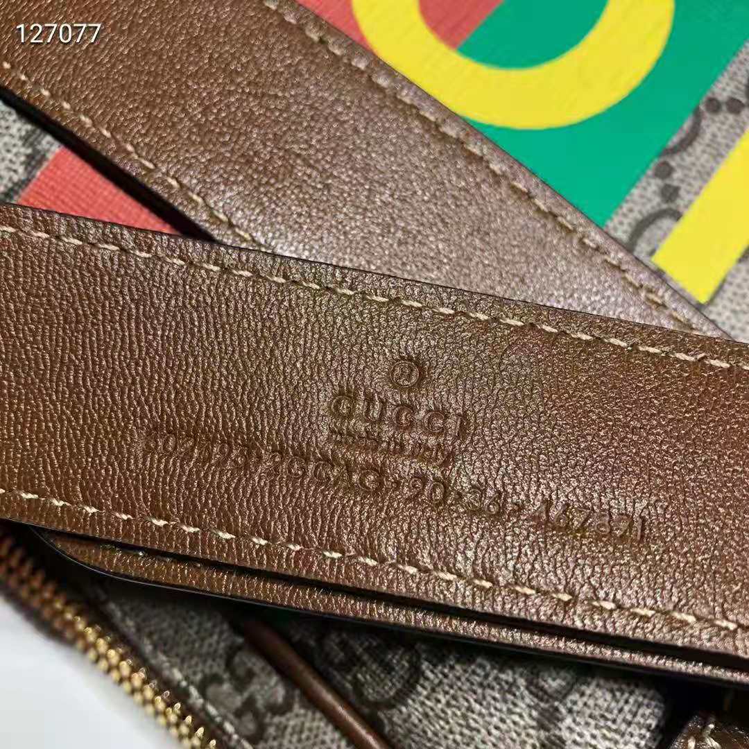Gucci Fake/Not GG Supreme Canvas Belt Bag in Beige