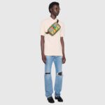Gucci Unisex 'Fake/Not' Print Belt Bag Beige and Ebony GG Supreme Canvas – Image 11