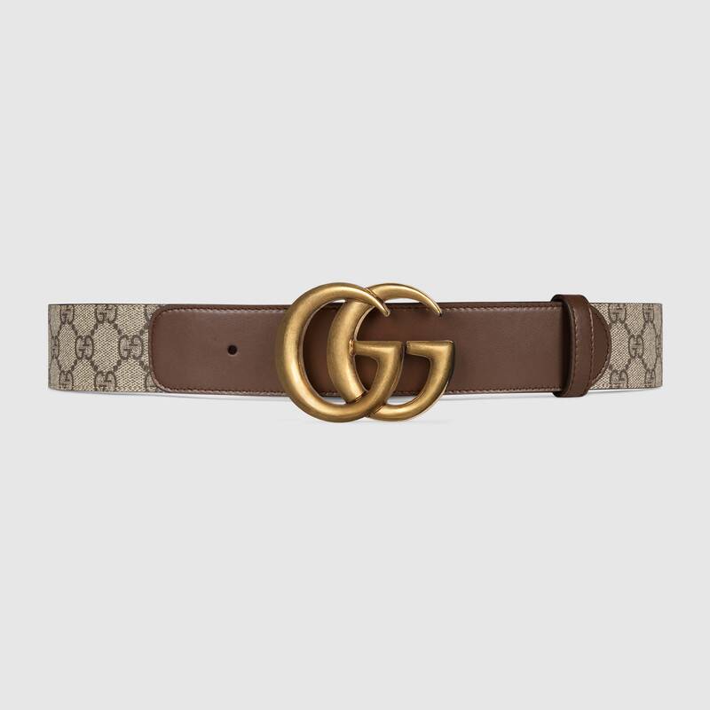 Gucci Vintage - Leather GG Supreme Belt - Brown - Leather Belt - Luxury  High Quality - Avvenice