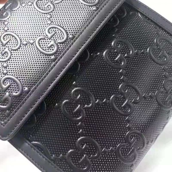 gg embossed messenger bag
