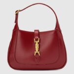 Gucci Women Jackie 1961 Mini Shoulder Bag in Leather-Red