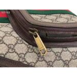Gucci Unisex Ophidia GG Small Backpack Beige/Ebony GG Supreme Canvas - Image 11