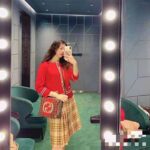 Gucci Women Check Wool Skirt with Horsebits Ivory Brown and Yellow Blend - Image 9