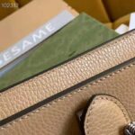 Gucci Women Dionysus Mini Bag Brown Leather Tiger Head Closure - Image 6