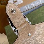 Gucci Women Dionysus Mini Bag Brown Leather Tiger Head Closure - Image 9