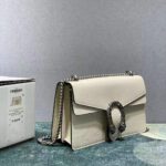 Gucci Women Dionysus Small Shoulder Bag White Leather - Image 4