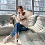 Gucci Women Disney x Gucci Donald Duck Cotton Wool Sweater Crewneck-White - Imagen 12