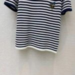 Gucci Women Disney x Gucci Donald Duck Striped T-Shirt Cotton Jersey Crewneck Short Sleeves – Image 7