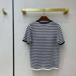 Gucci Women Disney x Gucci Donald Duck Striped T-Shirt Cotton Jersey Crewneck Short Sleeves – Image 3