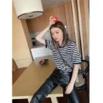 Gucci Women Disney x Gucci Donald Duck Striped T-Shirt Cotton Jersey Crewneck Short Sleeves – Image 13