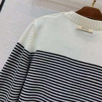 Gucci Women Disney x Gucci Donald Duck Striped Wool Sweater Cashmere Crewneck