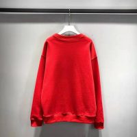 Gucci Women Disney x Gucci Donald Duck Sweatshirt Cotton Crewneck Oversized Fit-Red