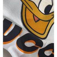 Gucci Women Disney x Gucci Donald Duck T-Shirt Cotton Jersey Crewneck Oversize Fit-White