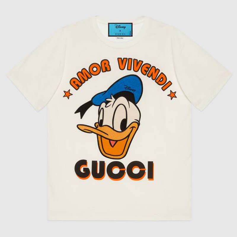 Gucci x Disney Donald Duck-print T-shirt - Farfetch