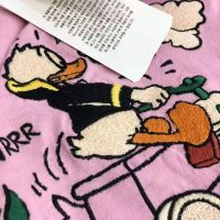 Gucci Women Disney x Gucci Donald Duck T-Shirt Cotton Jersey Crewneck Short Sleeves-Pink