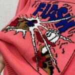 Gucci Women Disney x Gucci Donald Duck Wool Sweater Crew Neck-Pink – Bild 7