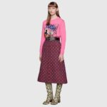 Gucci Women Disney x Gucci Donald Duck Wool Sweater Crew Neck-Pink – Bild 12