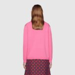 Gucci Women Disney x Gucci Donald Duck Wool Sweater Crew Neck-Pink – Bild 15
