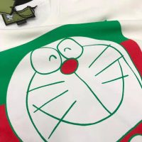 Gucci Women Doraemon x Gucci Cotton Sweatshirt Cotton Jersey Crewneck Oversized Fit