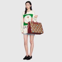 Gucci Women Doraemon x Gucci Cotton Sweatshirt Cotton Jersey Crewneck Oversized Fit